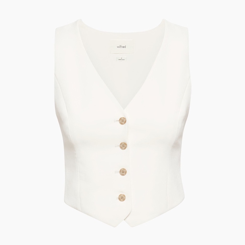 Aritzia Wilfred Stucco Vest